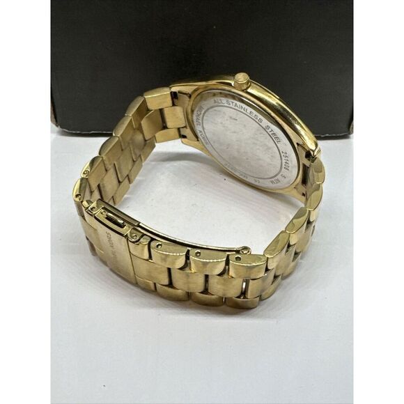 Michael Kors Slim Runway MK3335 Women\'s Gold Tone Analog Dial Wrist Watch JNA242 main image 4